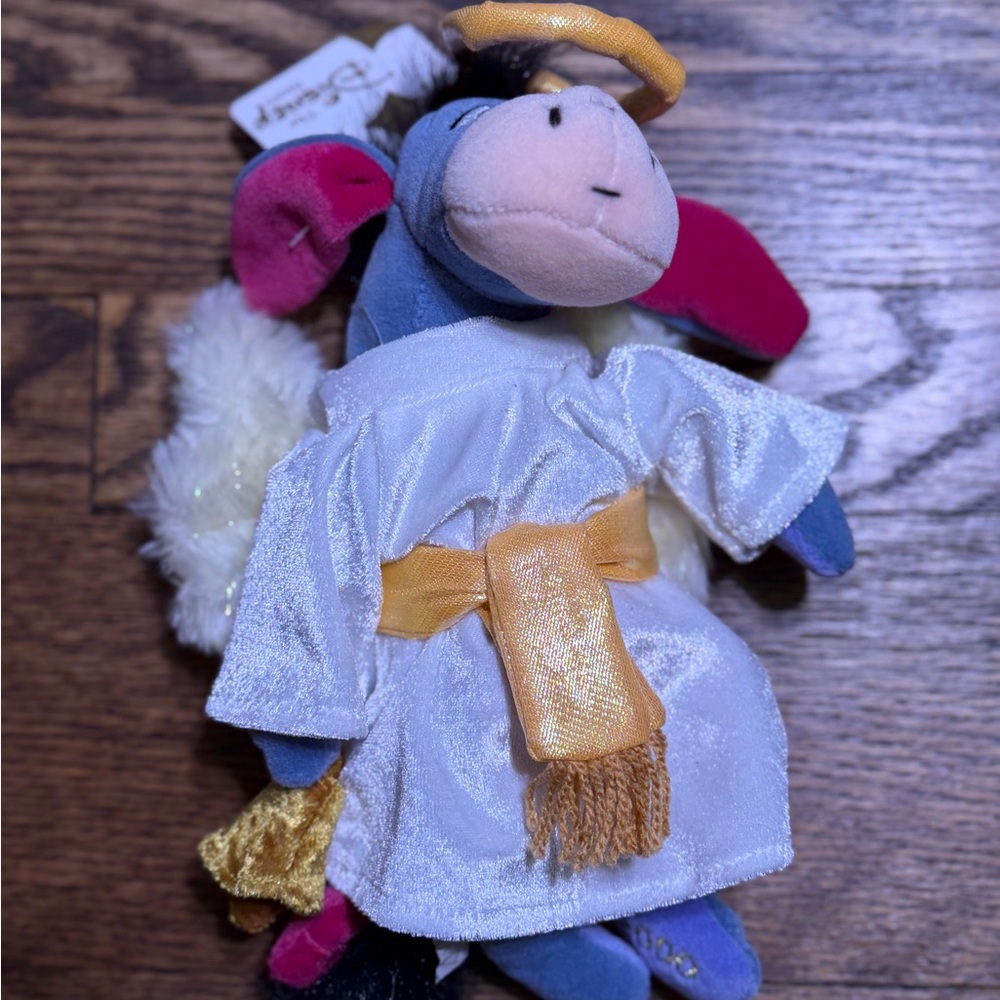 NWT Disney Store Vintage 2000 Tiger and Eeyore Angels Plush Set - Picture 3 of 8
